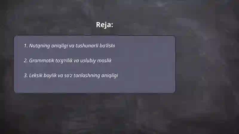 Oʻqituvchi nutqiga qoʻyilgan talablar 2