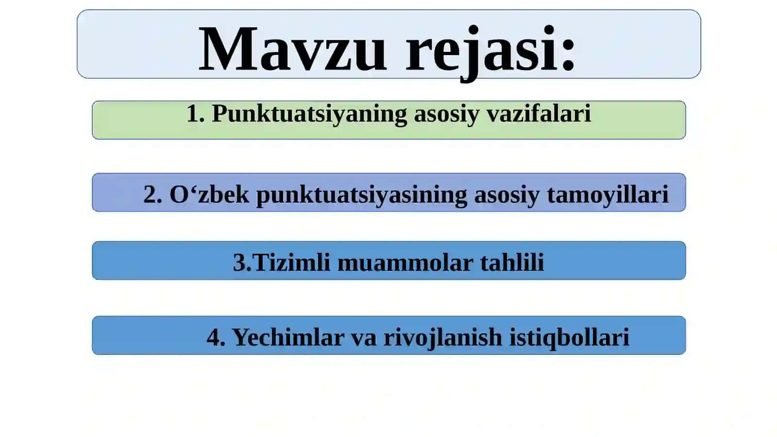 Punktuatsiyaning Tili va Muamolari 2
