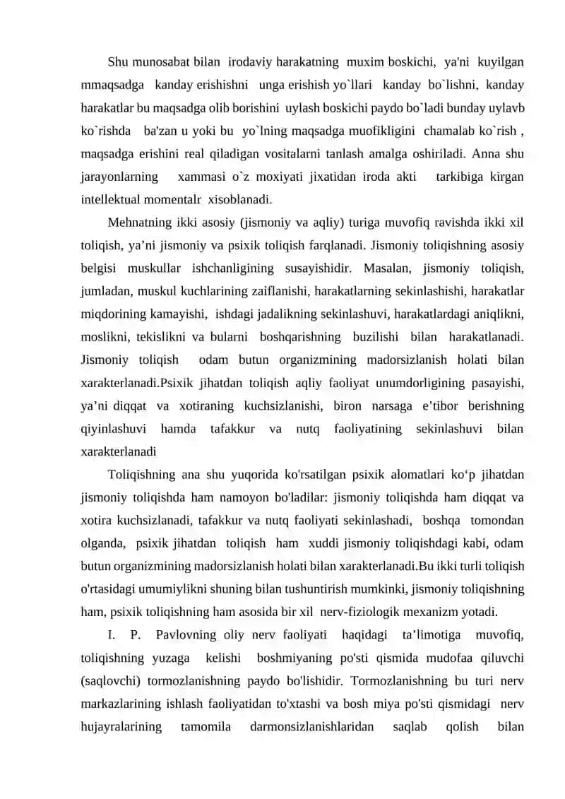 Irodasizlik. Irodasizlikning har xil namoyon bo‘lishi. Dangasalik 2
