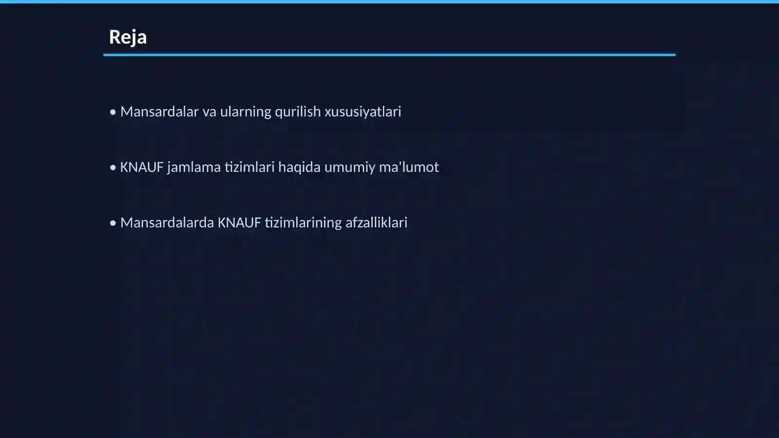 KNAUF jamlama tizimlari 2