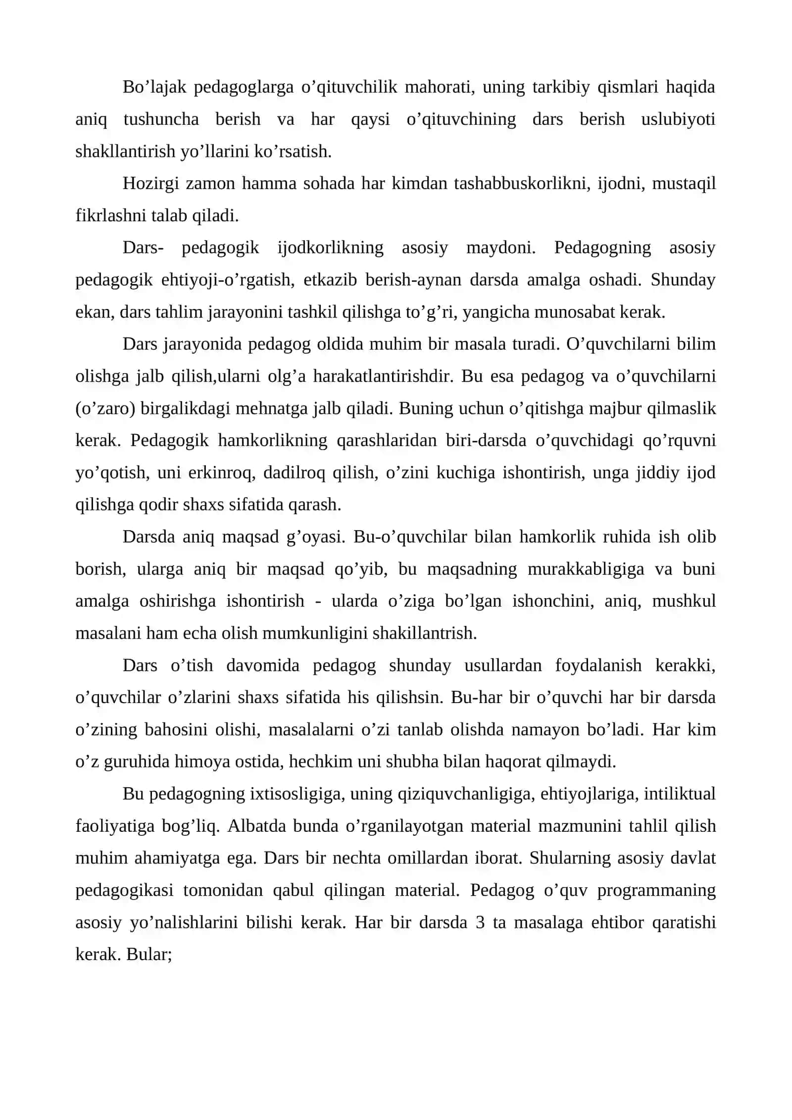 Pedagogik texnika haqida tushuncha 2