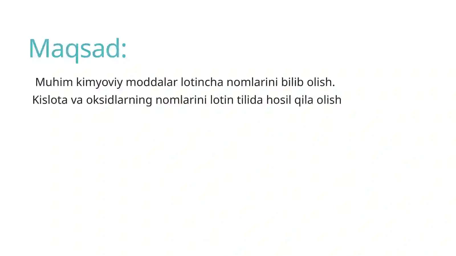 Kimyoviy moddalar nomenklaturasi 2