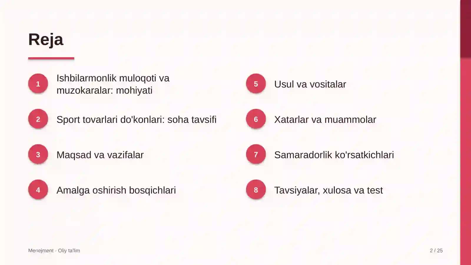 sport tovarlari do'konlarida ishbilarmonlik muloqoti va muzokaralar 8264 2