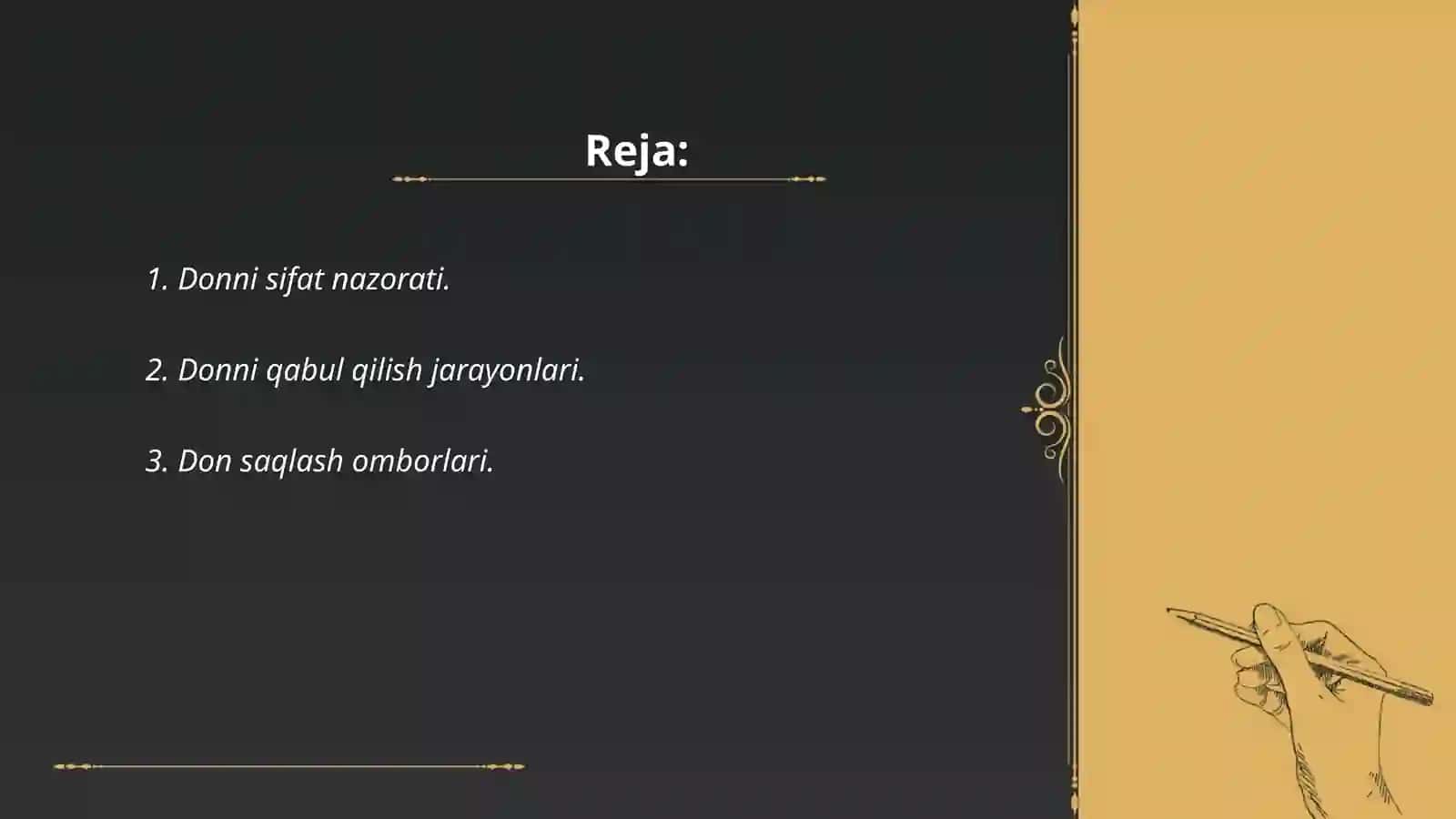 Donni sifat nazorati 2
