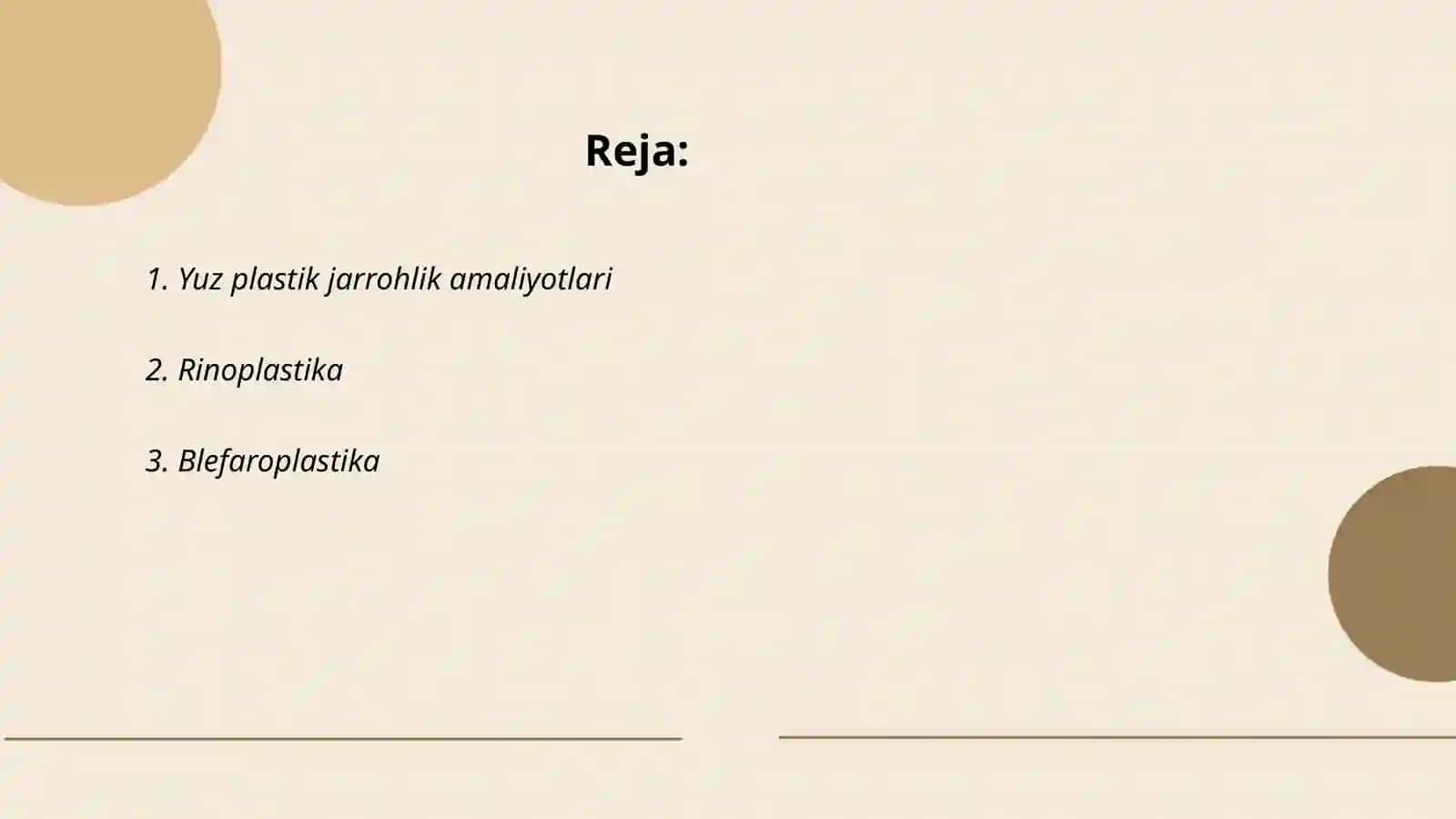 Yuz nervida bajariladigan operatsiyalar 2