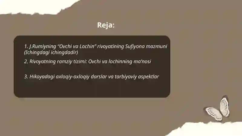 Ovchi va Lochinʼʼ rivoyati tahlili 2