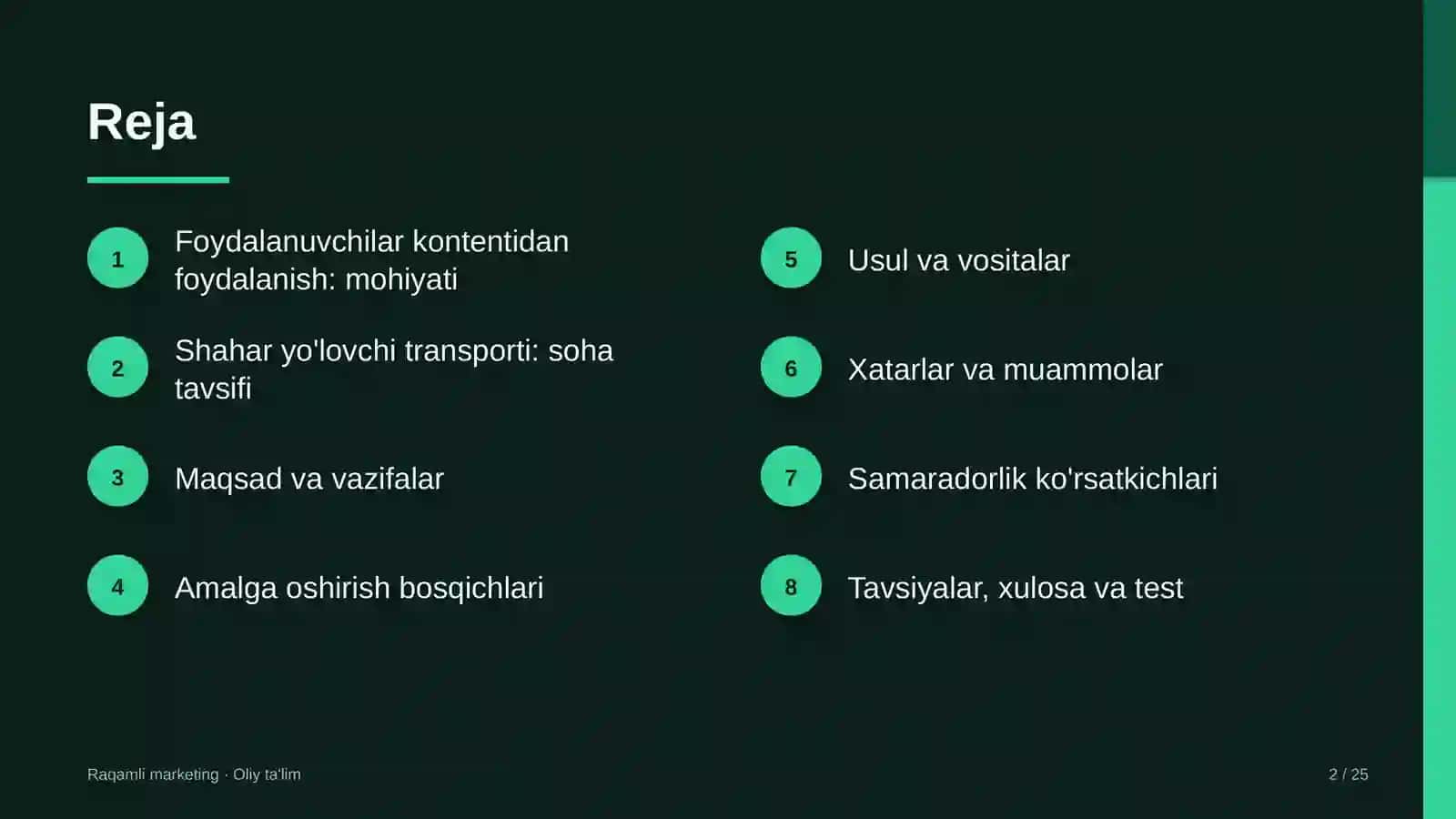 shahar yo'lovchi transportida foydalanuvchilar yaratgan kontentdan foydalanish 9800 2