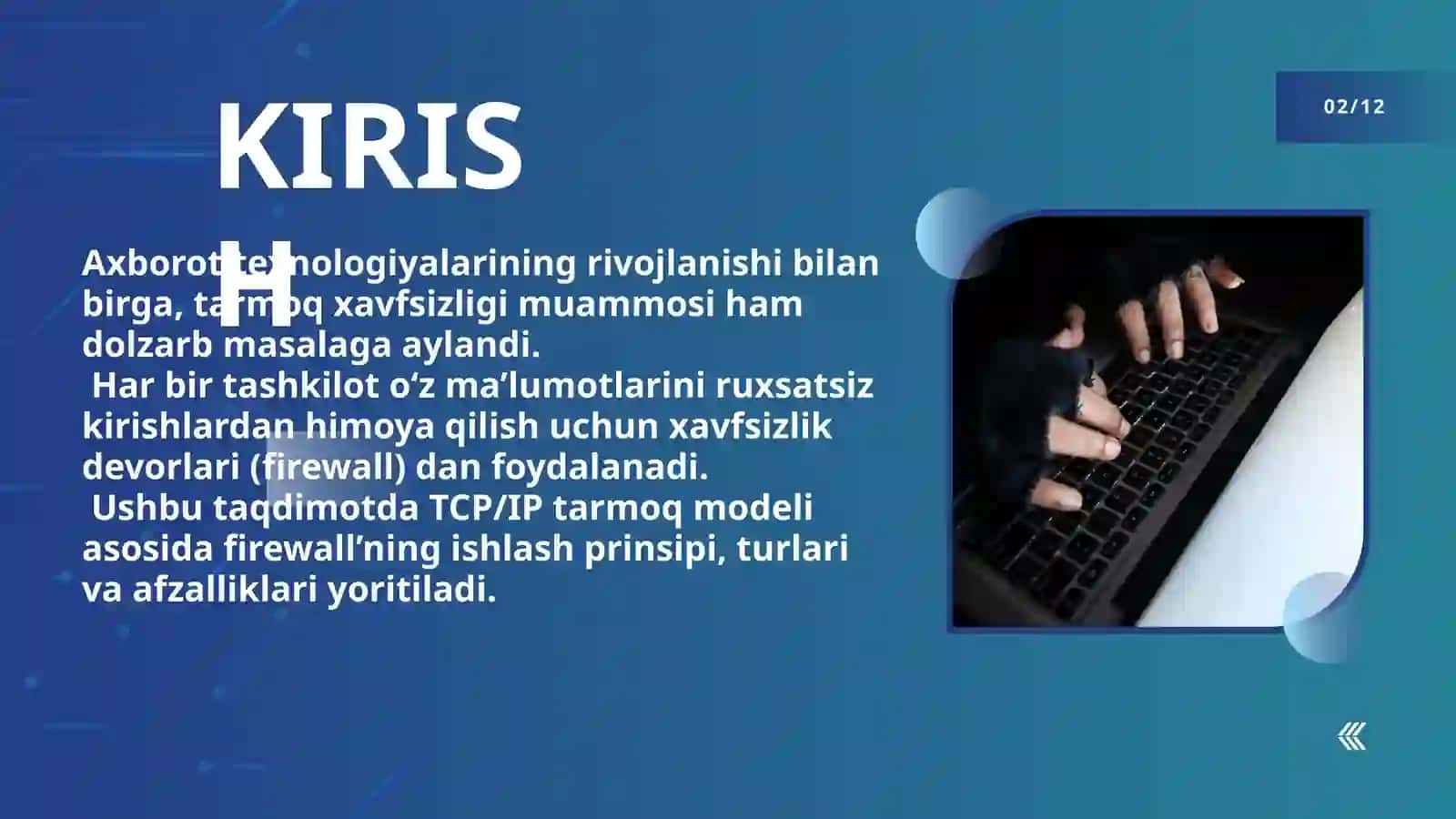 Xavfsizlik devorlari (firewall) ishlash prinsipi 2