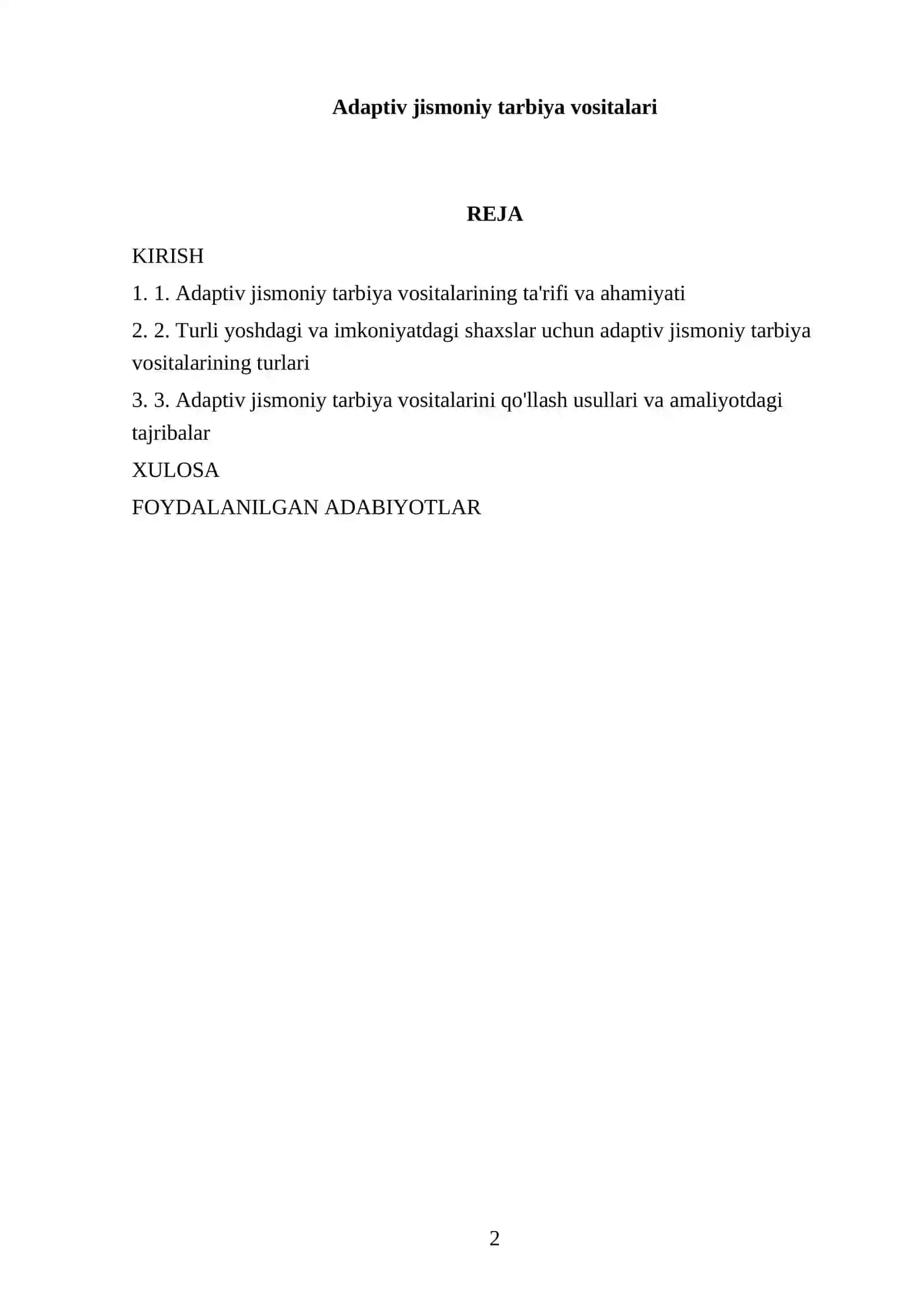 Adaptiv jismoniy tarbiya vositalari 2