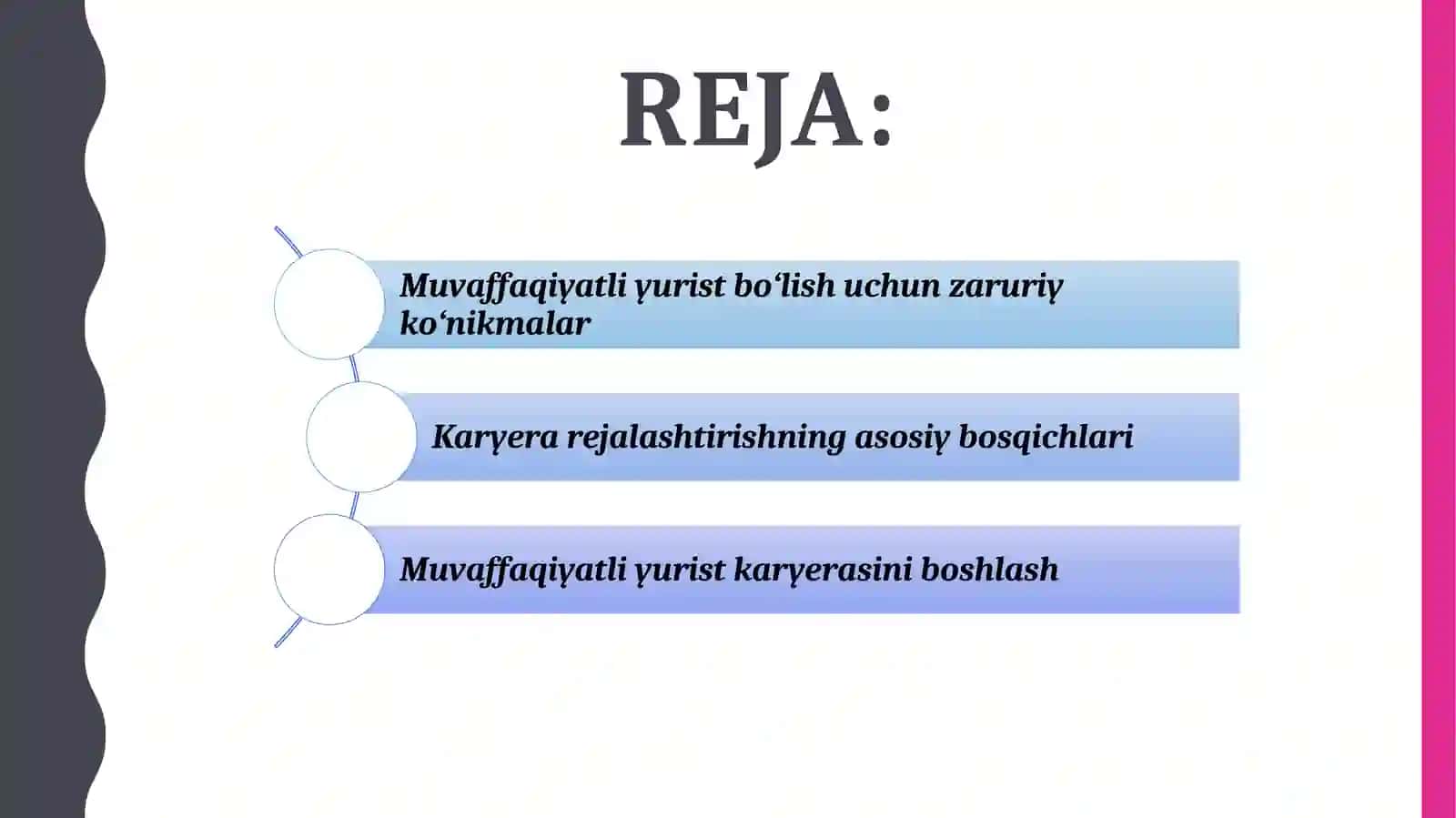 Muvaffaqiyatli yurist karyerasini rejalashtirish usullari 2