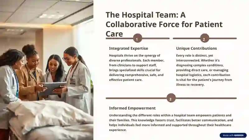The Hospital Team: A Collaborative Force for Patient Care 2