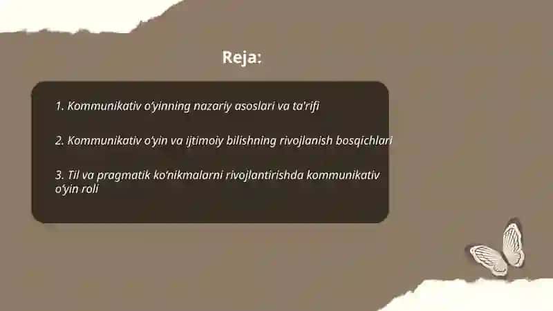 Kommunikativ oʻyin, ijtimoiy bilish kompensatsiyalari 2