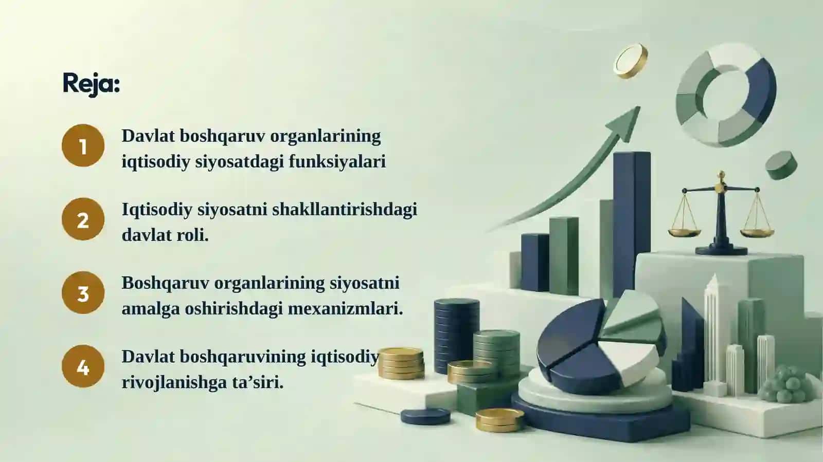 Iqtisodiy siyosatni amalga oshirishda davlat boshqaruv organlarining o'rni 2