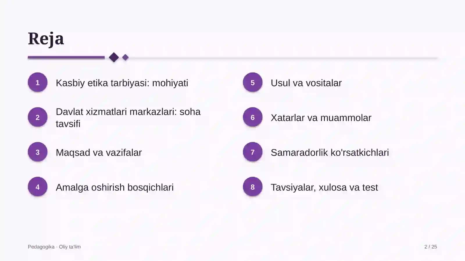 Kasbiy etika tarbiyasi: mohiyati 2