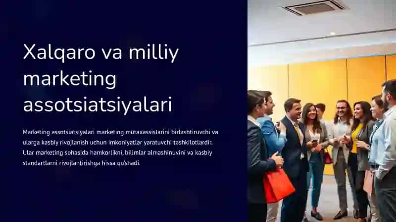 Xalqaro va milliy marketing assotsiatsiyalari 2