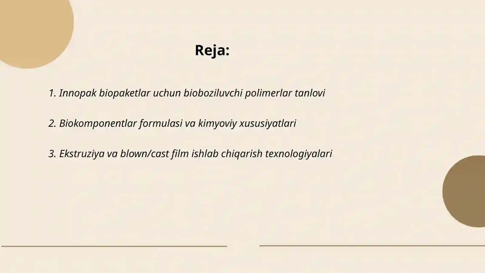 Innopak biopaketlarini ishlab chiqarish texnologiyasi 2