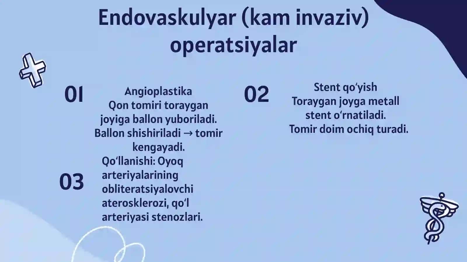 Oyoq venalari varikoz kasalligida bajariladigan operatsiyalar 2