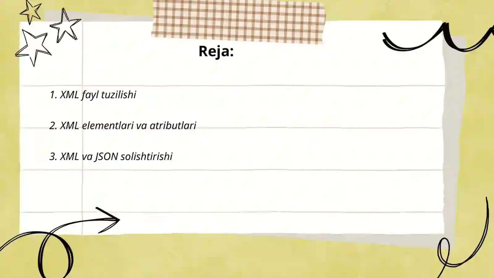 XML bilan ishlash 2