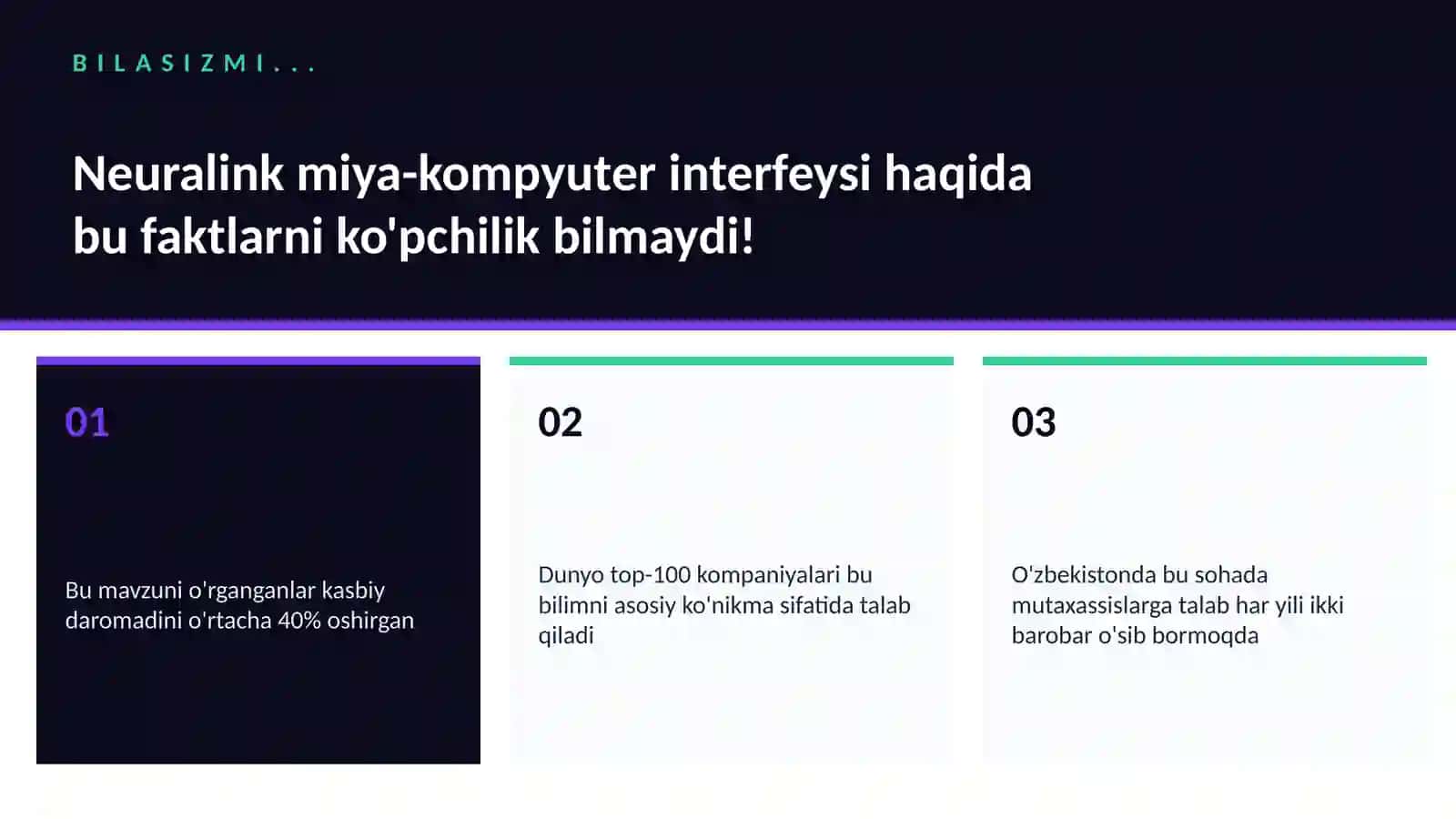 NEYROTEXNOLOGIYA VA MIYA 2