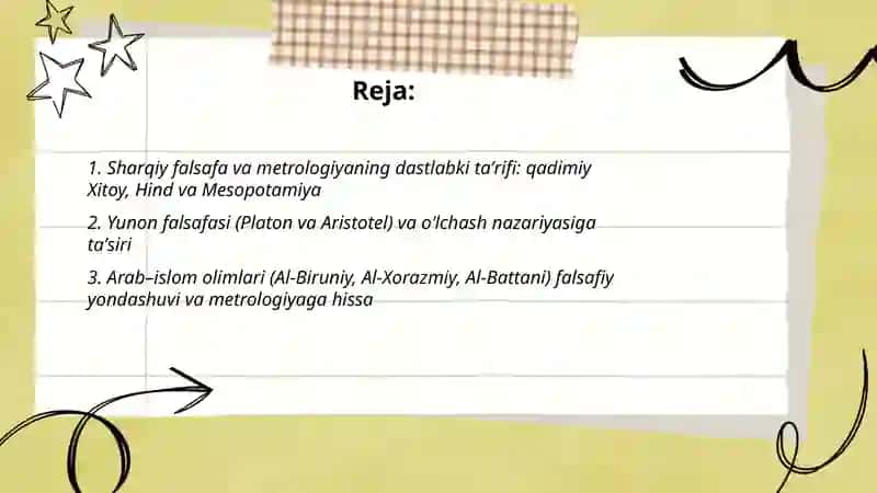 Metrologiyaning fan sifatida shakllanishda sharq va g‘apb falsafasining tutgan о‘rni 2