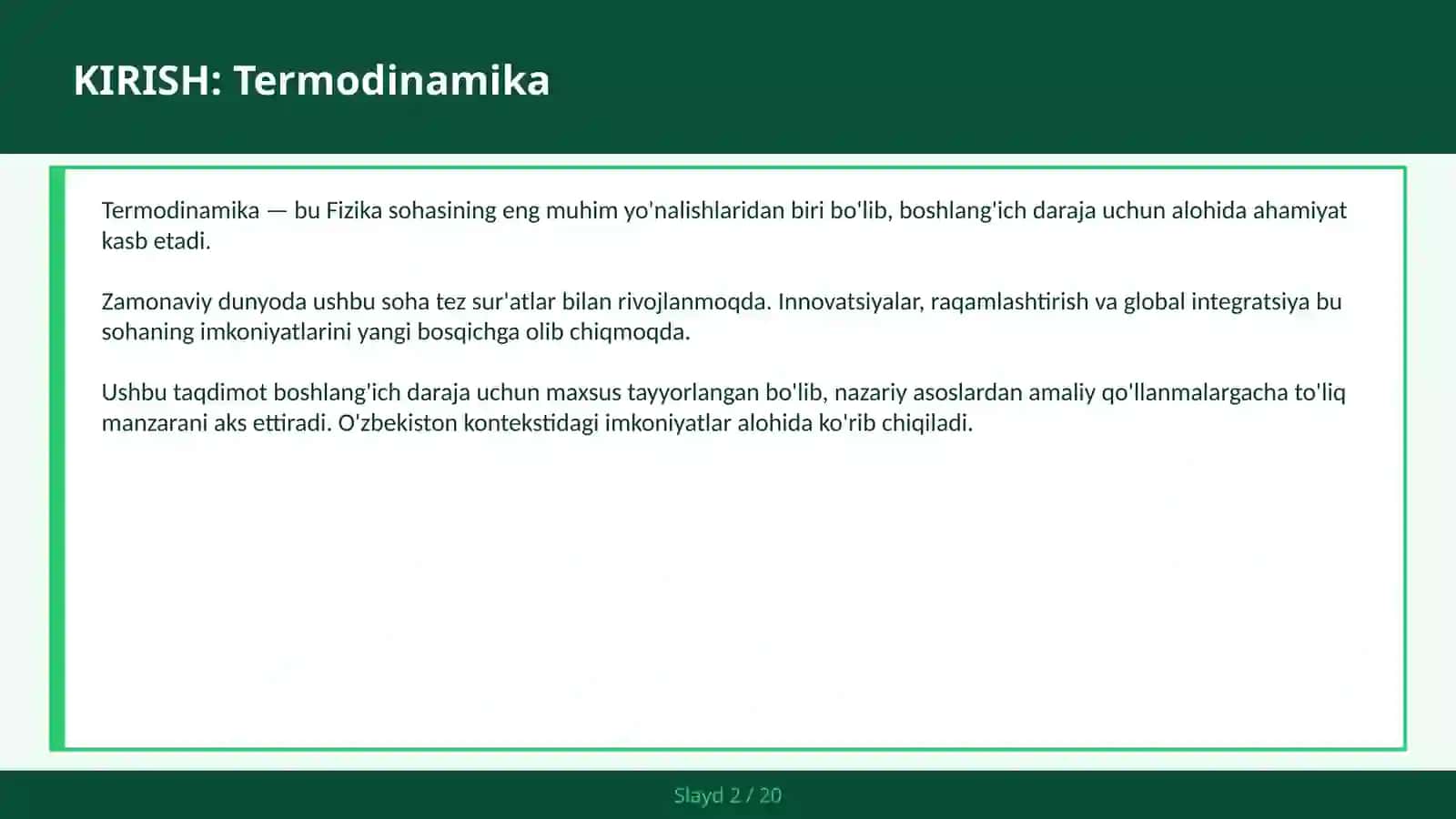 Termodinamika 2