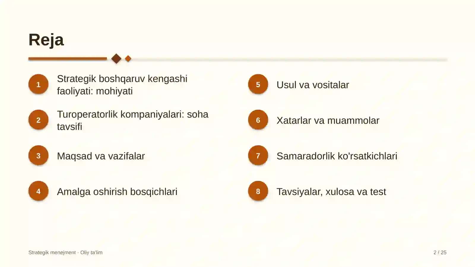turoperatorlik kompaniyalarida strategik boshqaruv kengashi faoliyatini tashkil etish 6816 2