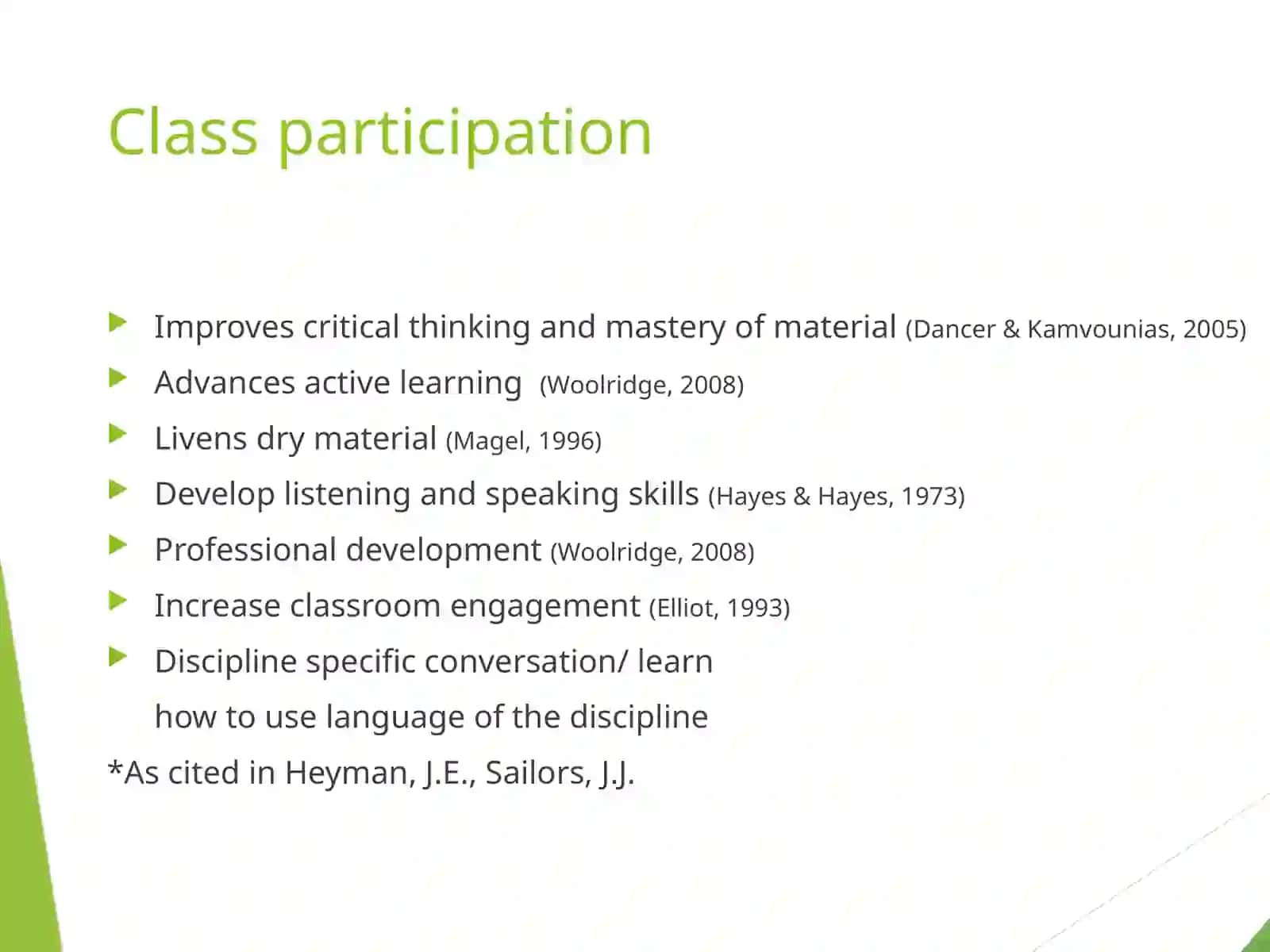 Developing self-assessment in students 2