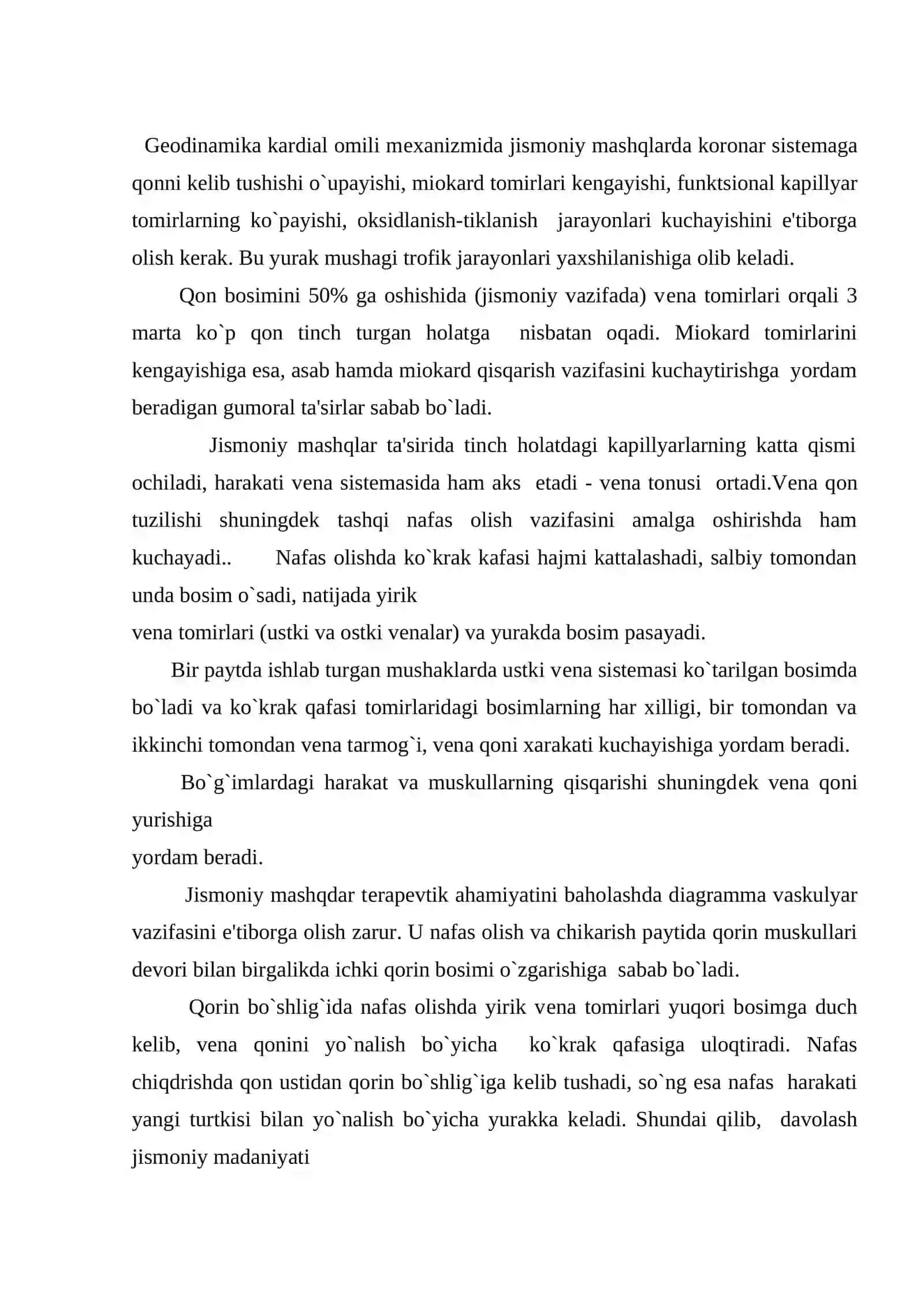 Yurak-tomir sistеmasi kasalliklarida davolash jismoniy madaniyati 2