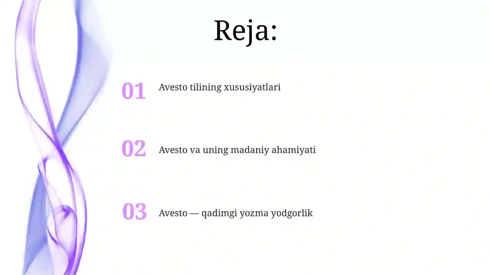 Avesto ta'siri 2