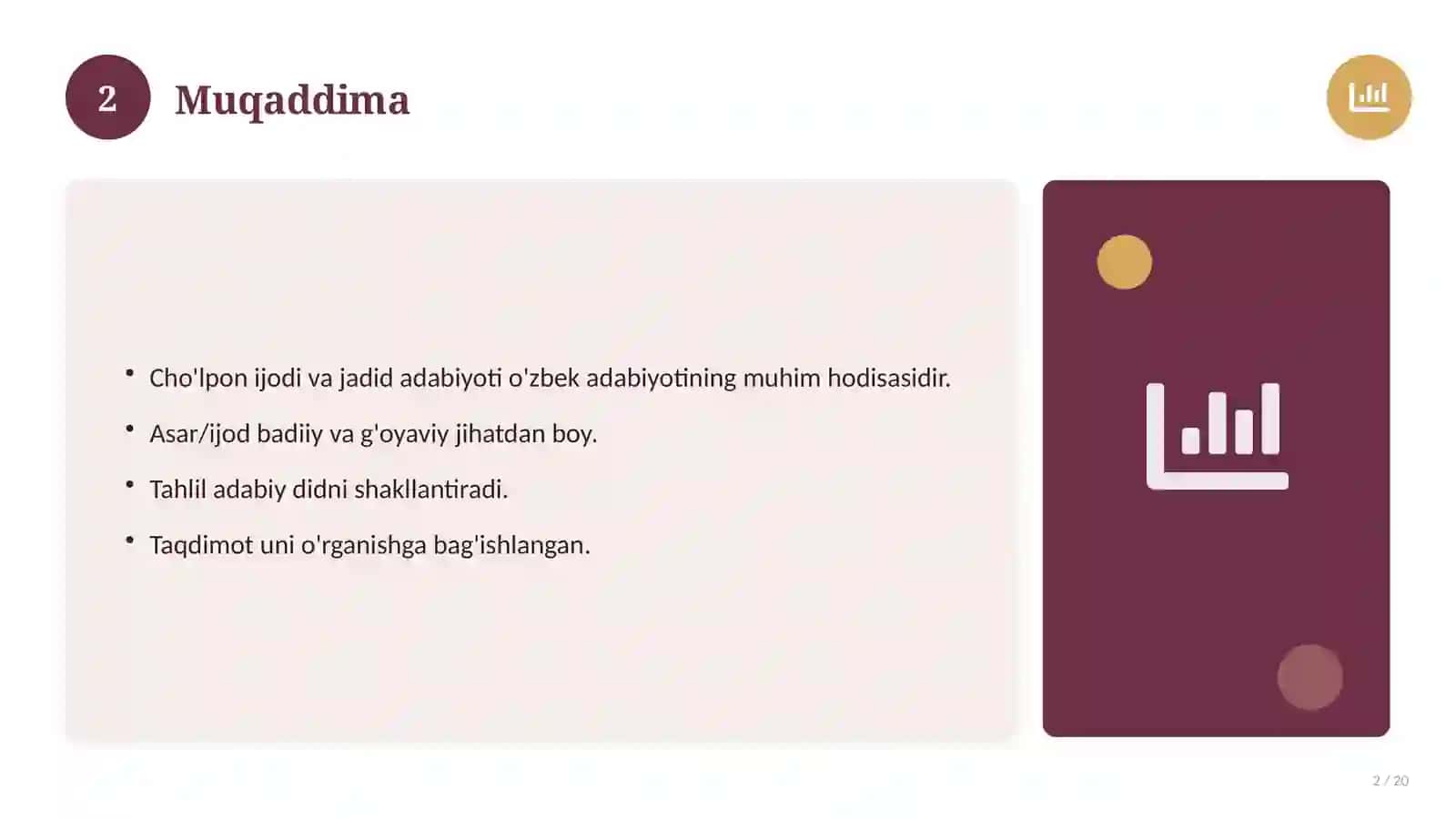 Cho'lpon ijodi va jadid adabiyoti 2