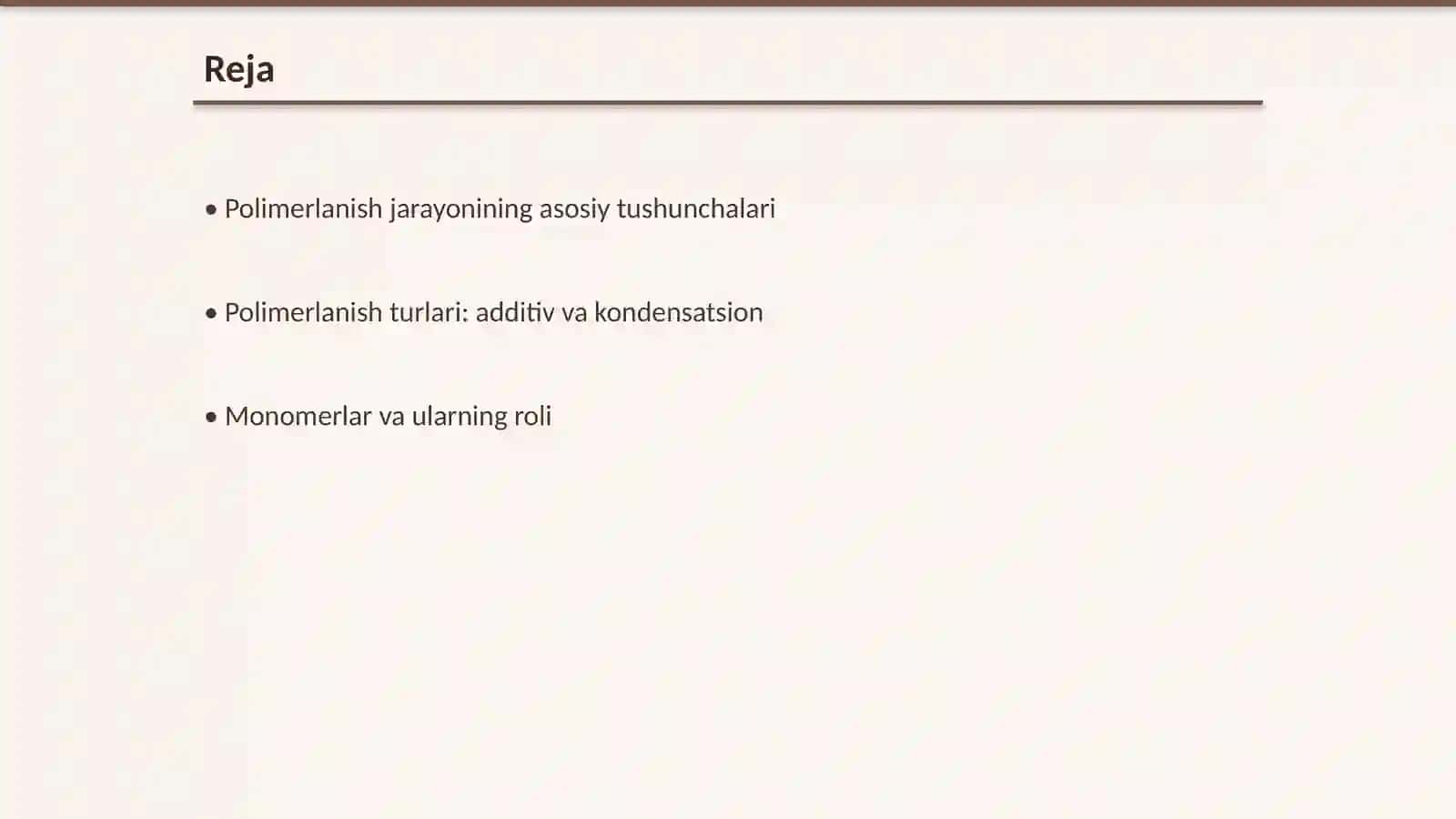 Polimerlanish reaksiyalari 2