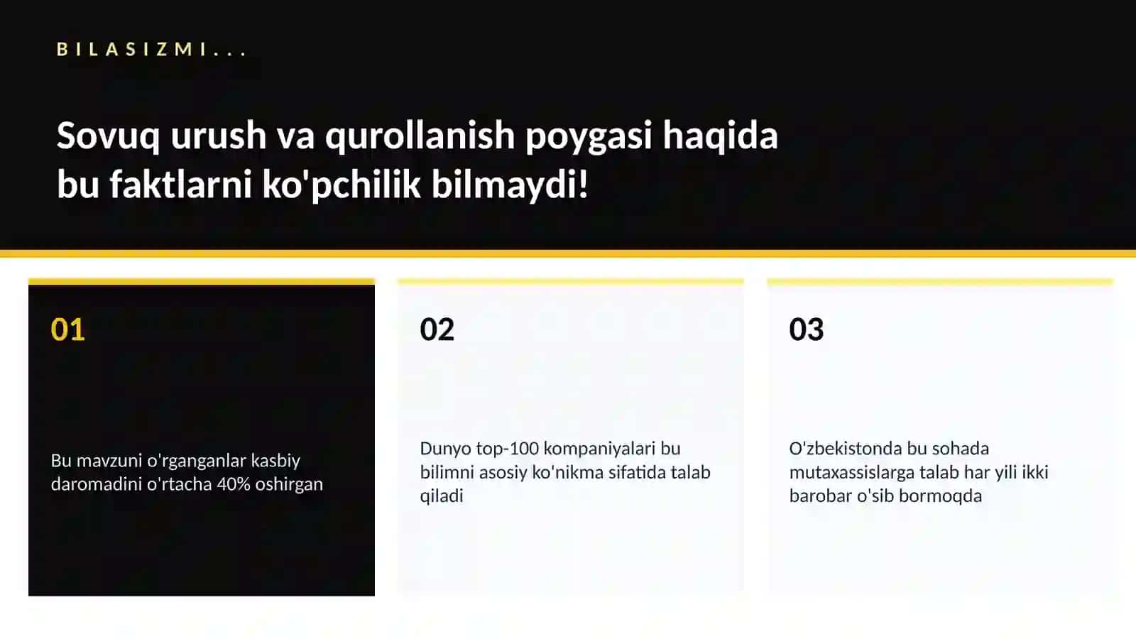 Sovuq urush va qurollanish poygasi 2