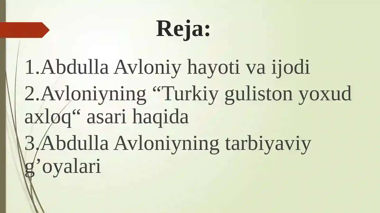 AXLOQIY TARBIYA JARAYONIDAA.AVLONIY MEROSIDAN FOYDALANISH 2
