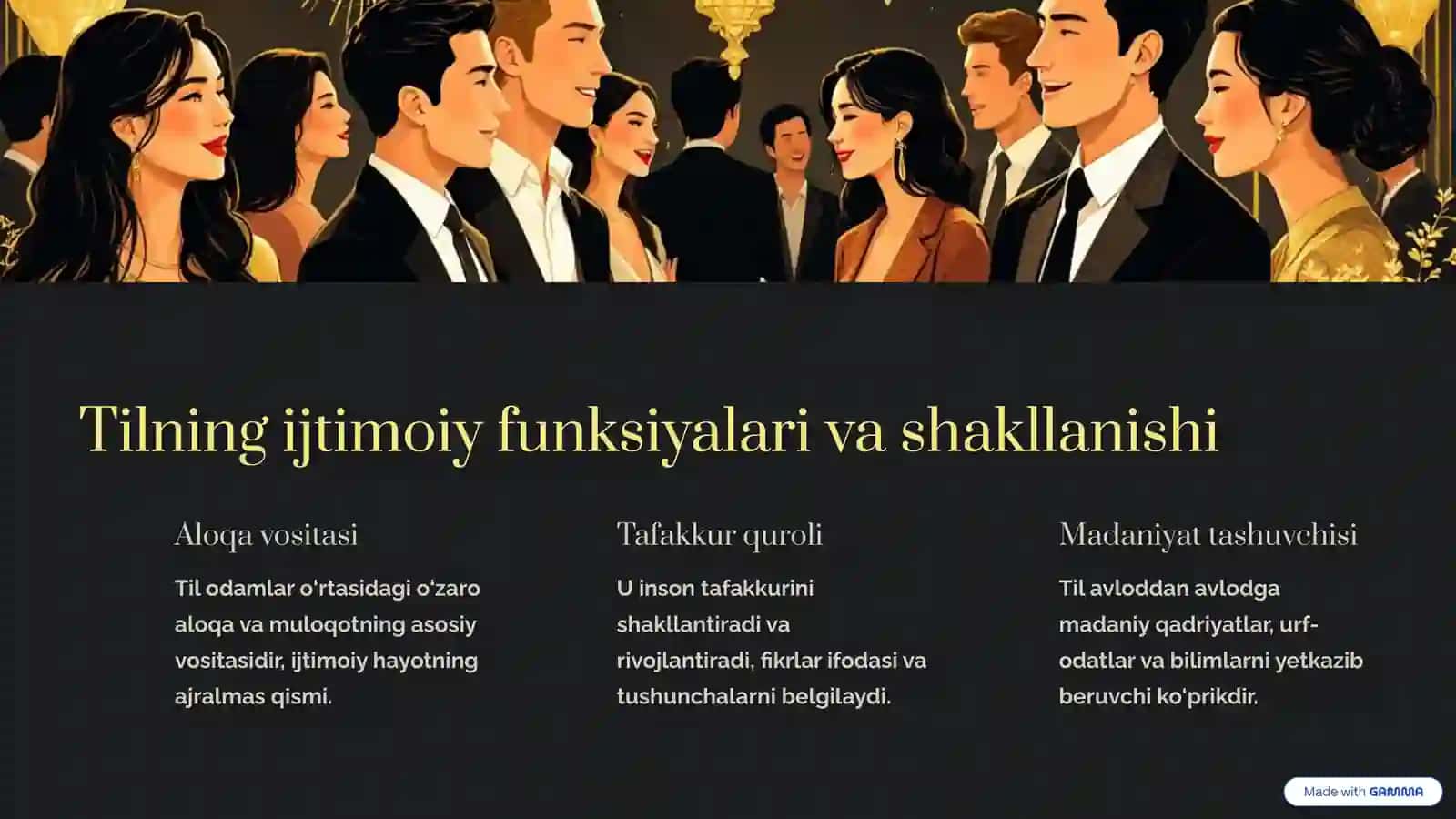 Adabiy til va shevalar muammosi: Kirish 2