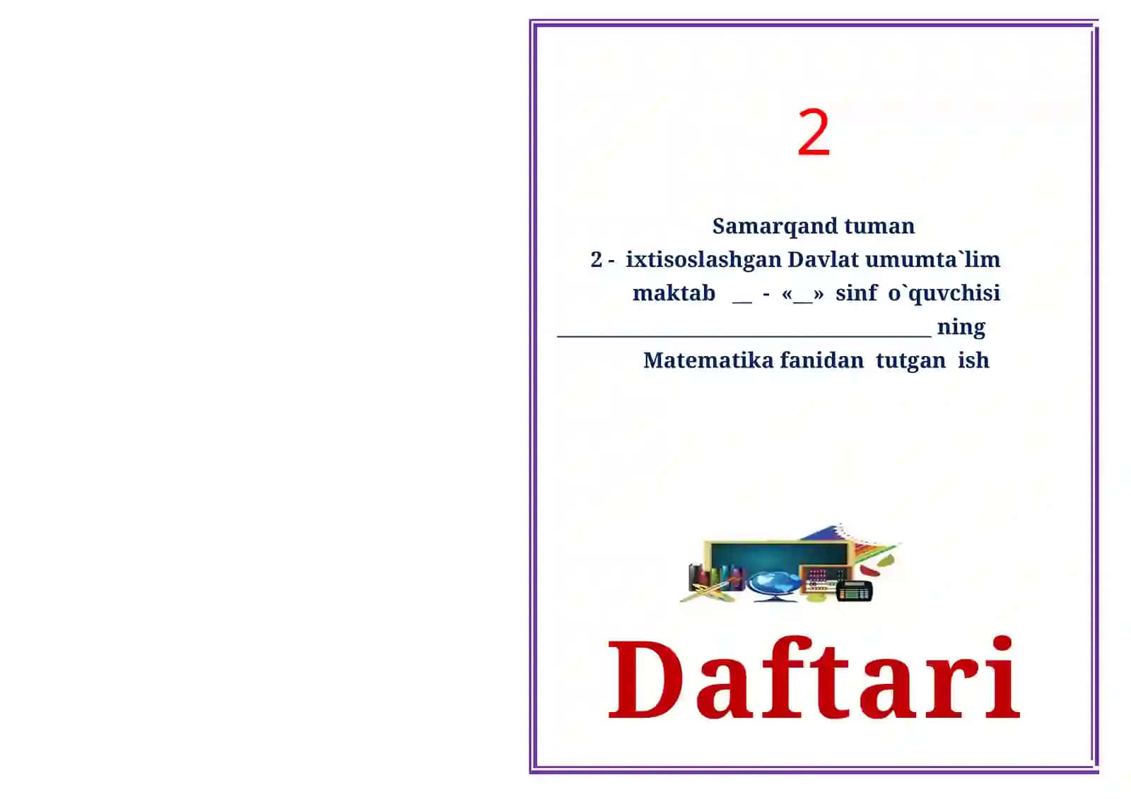 Daftari betligi 2