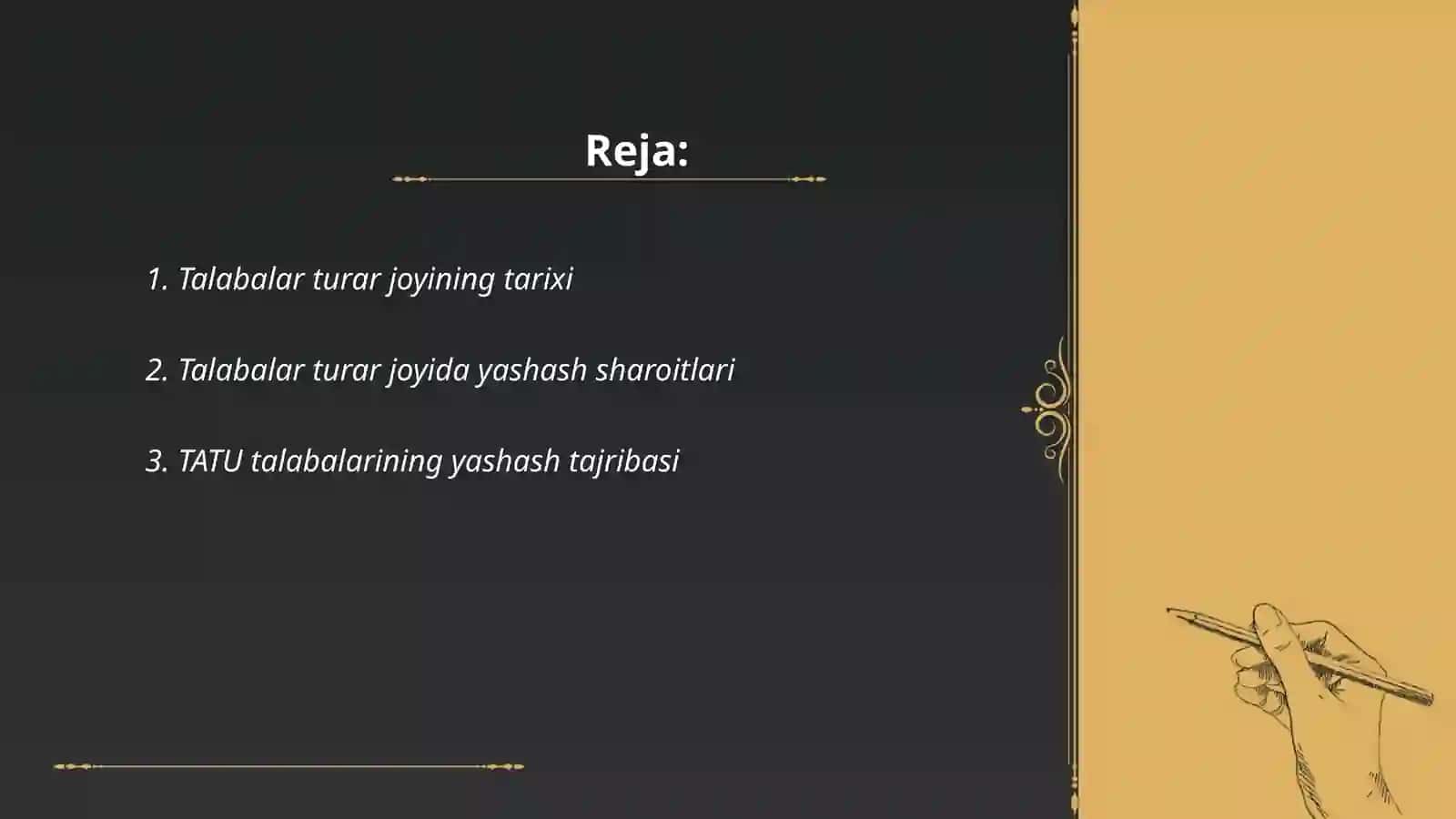 Talabalar Turar Joylari Tarixi 2