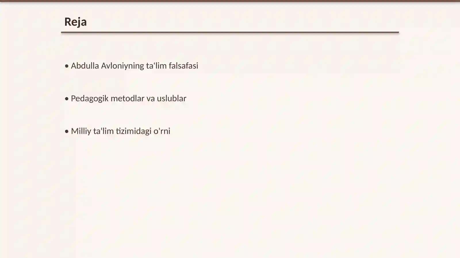 Abdulla Avloniyning ta'lim falsafasi 2