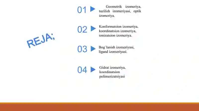 Kompleks birikmalarning geometrik izometriyasi. Kompleks birikmalar tuzilishiga doir elektron nazariya mohiyati 2