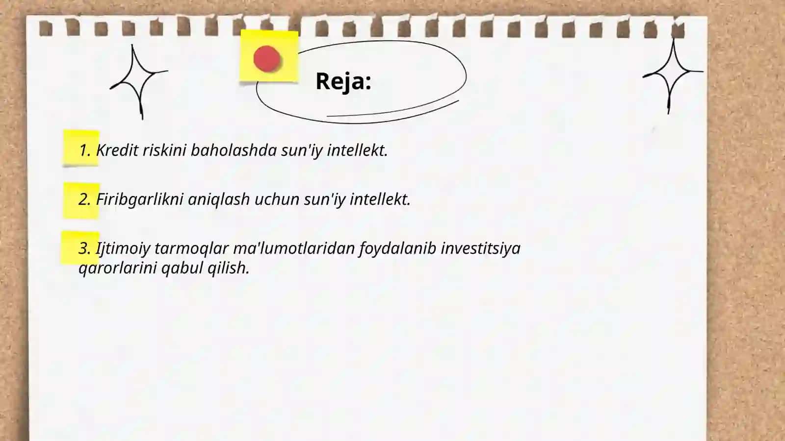 Kredit riskini baholashda sun'iy intellekt 2