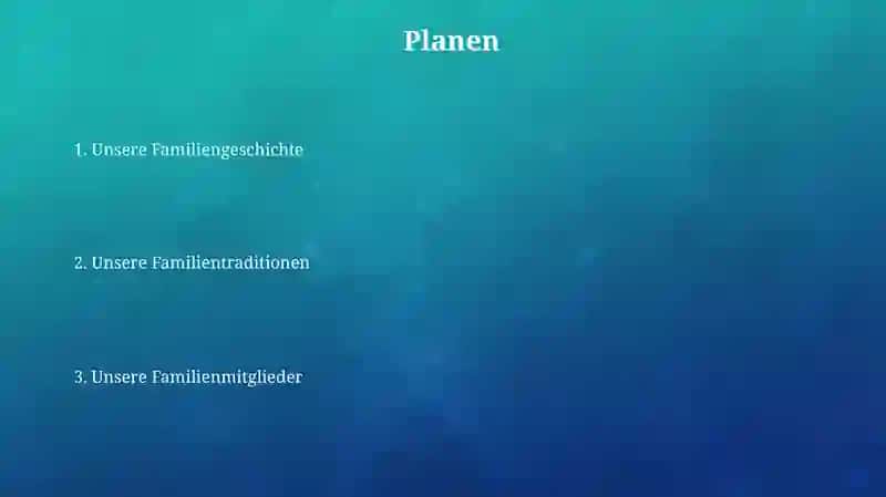 Unsere Familiengeschichte 2