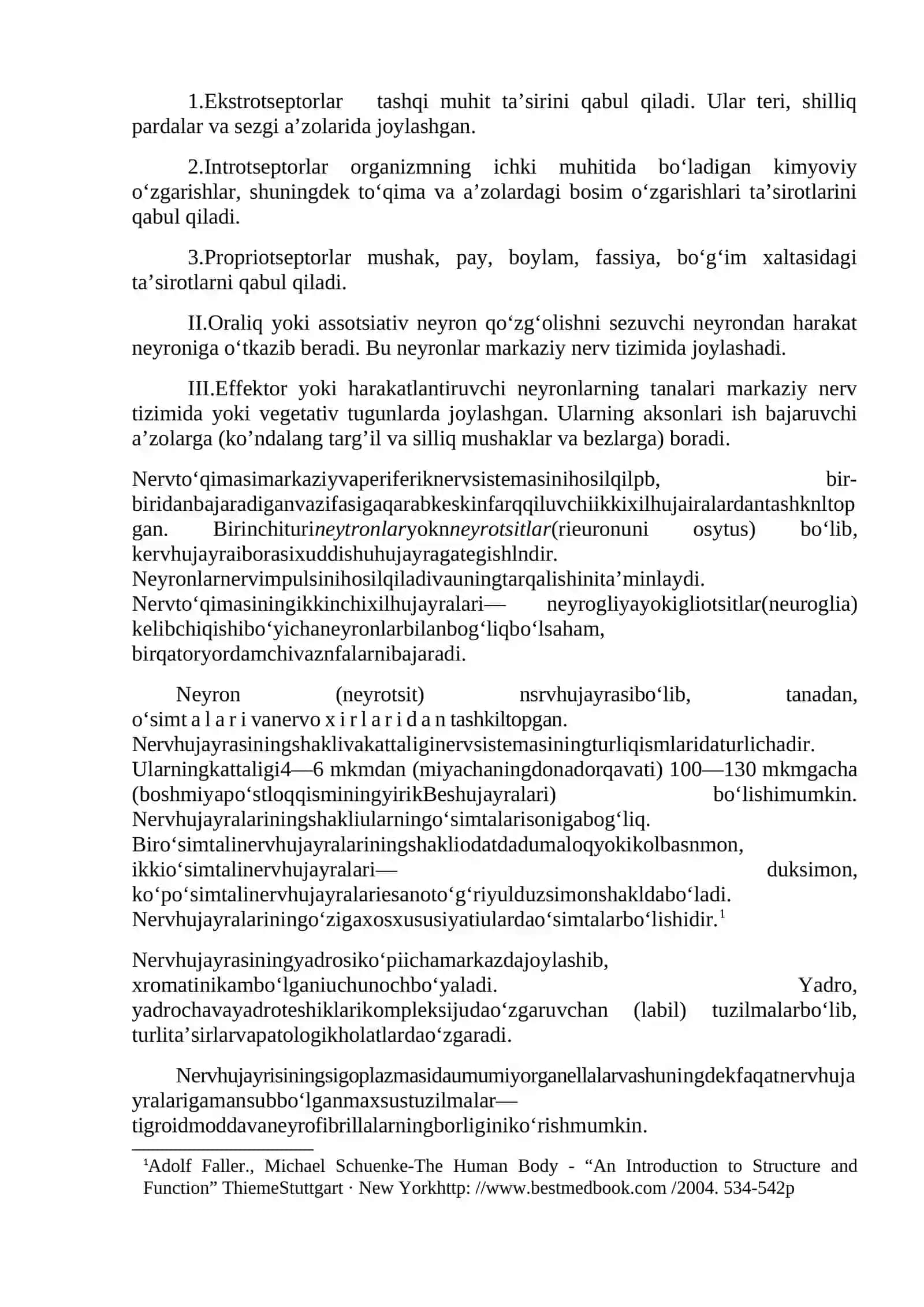 Nerv sistemasi tuzilishi va fiziologiyasi. Bosh miya katta yarim sharlarning tuzilishi va fiziologiyasi 2