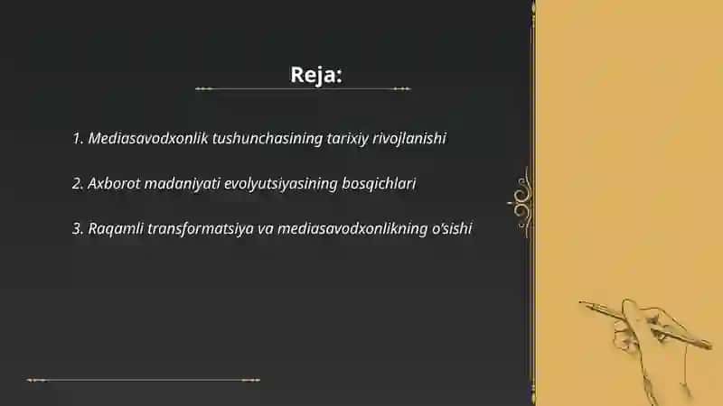 Mediasavodxonlik va axborot madaniyati evolyutsiyasi hamda jamiyatdagi ahamiyati 2