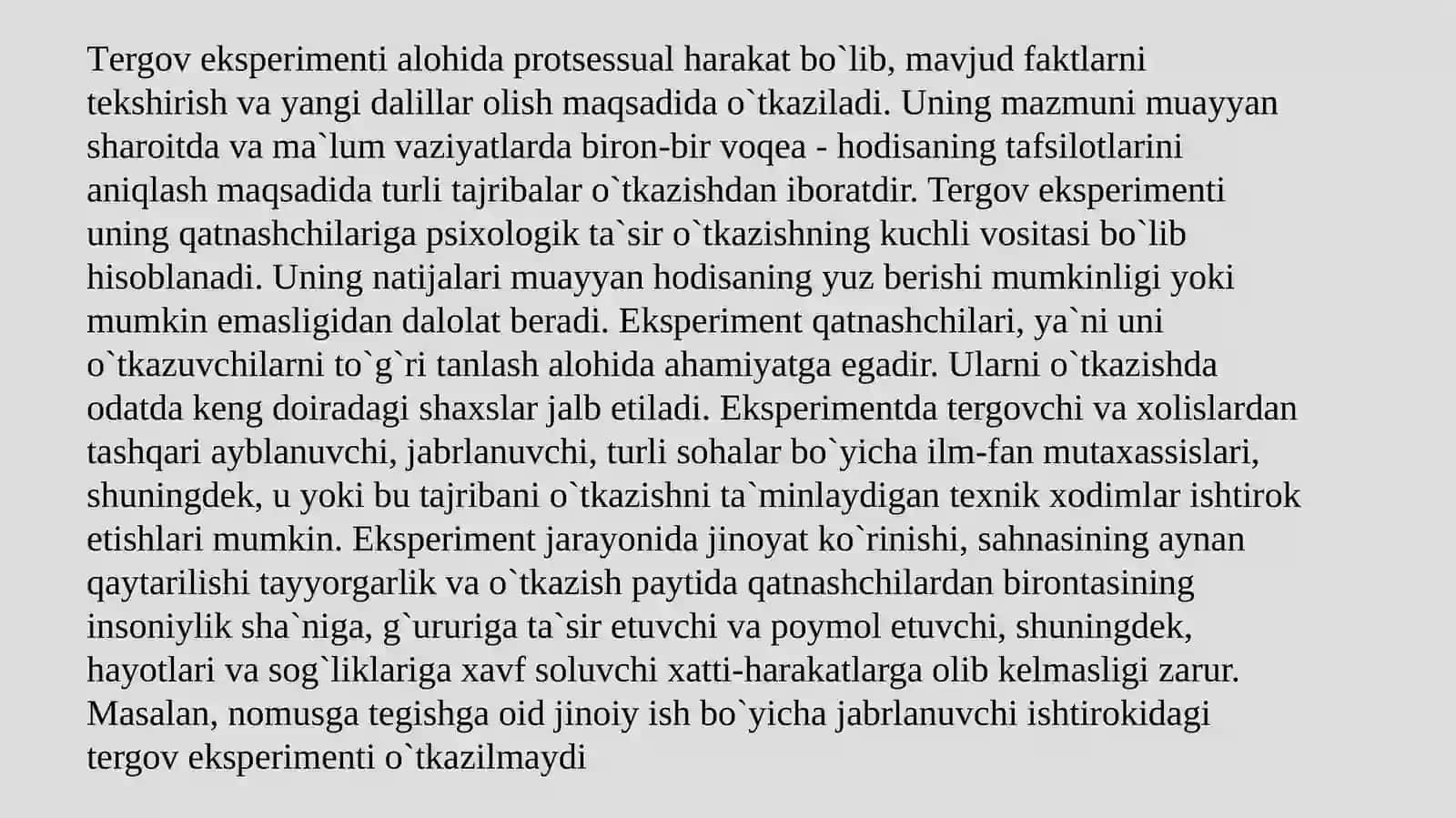 Sud-psixologik ekspertiza qachon va kimlar tomonidan belgilanadi. 2