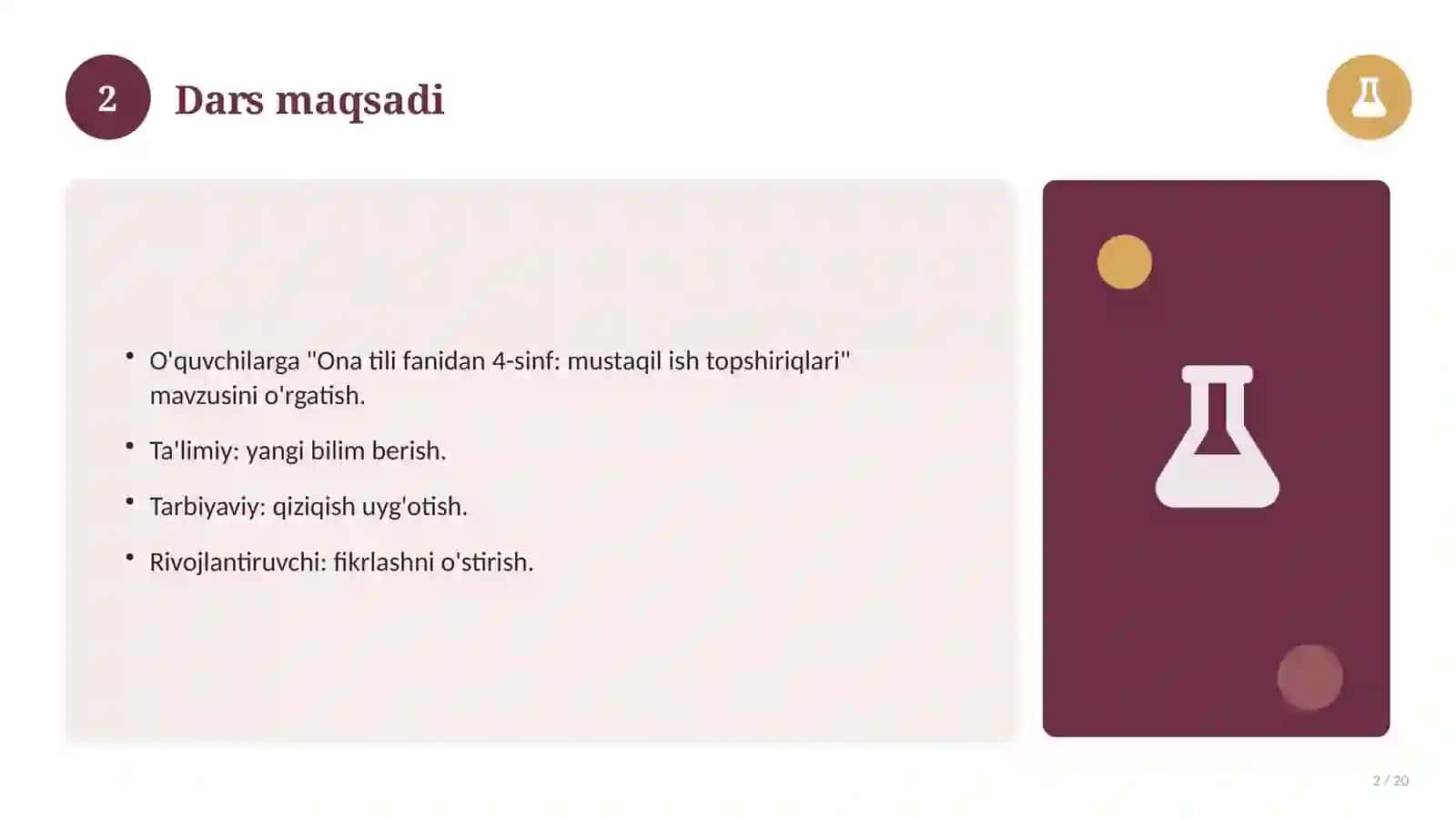 Ona tili fanidan 4-sinf: mustaqil ish topshiriqlari 2