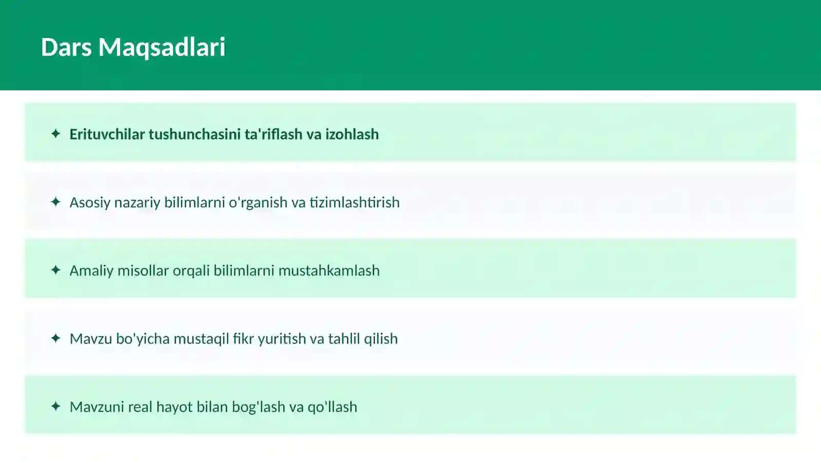 Eritmalar nazariyasi 2