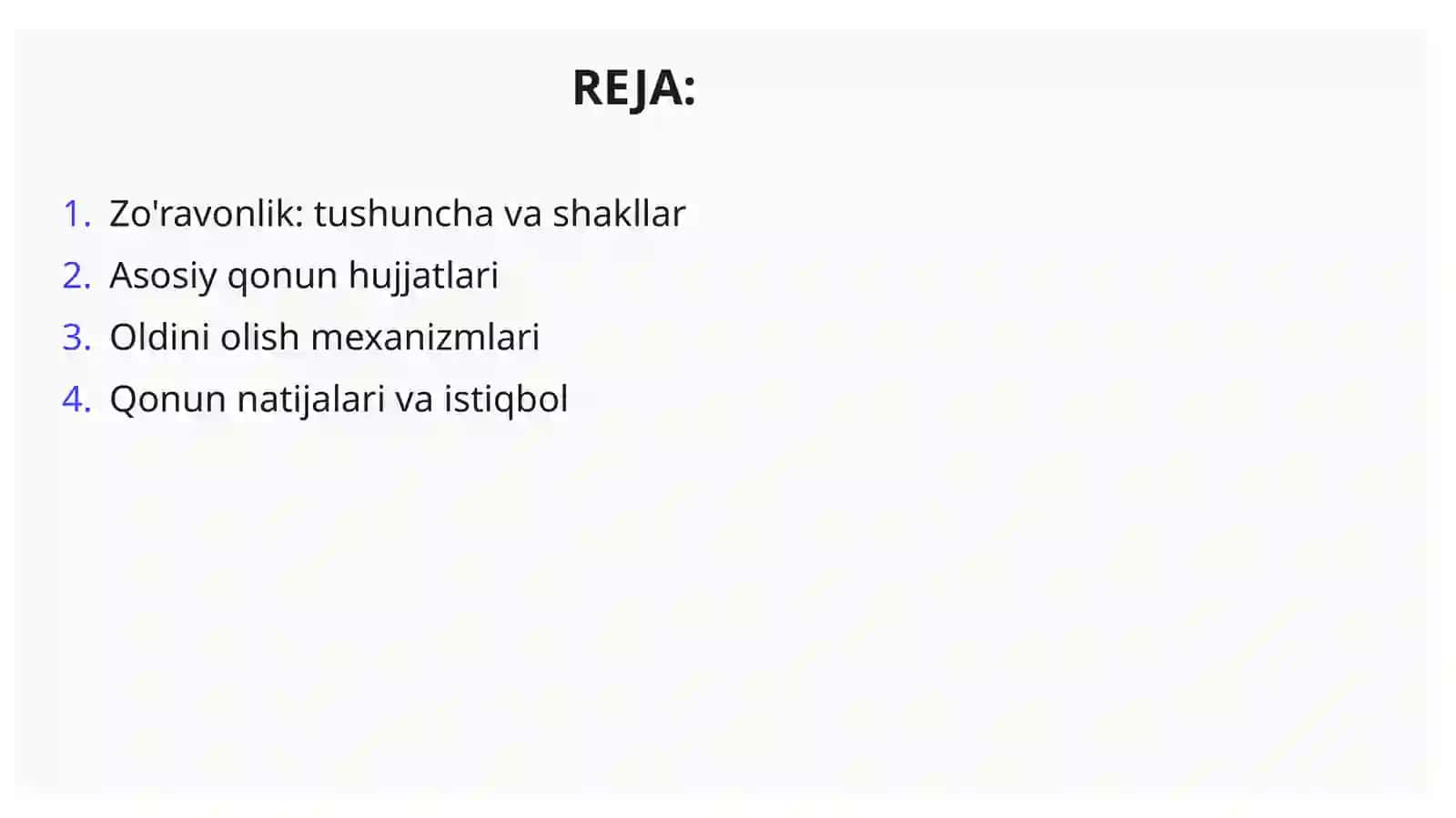 Bolalarni Zo'ravonlik Holatlaridan Oldindan Himoya Qilishga Qaratilgan Qonun Hujjatlari 2