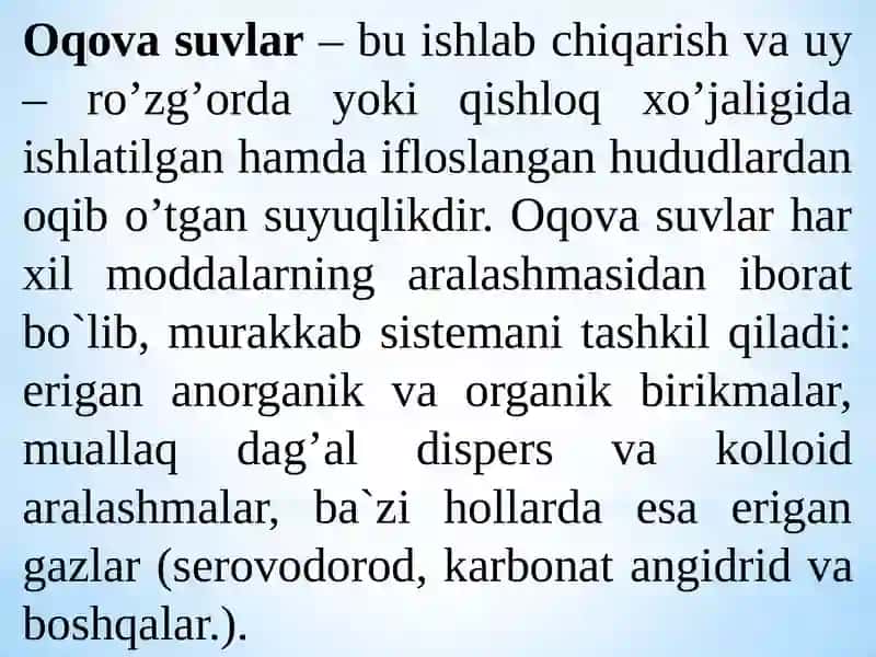 Oqova suvlar 2