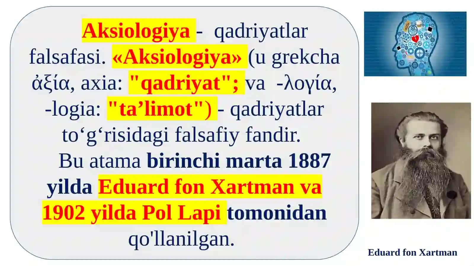 Qadriyatlar falsafasi (Aksiologiya) 2