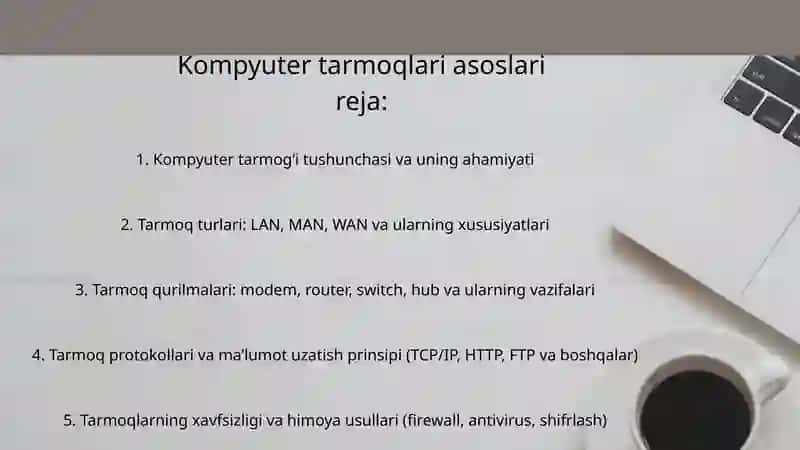 Kompyuter tarmoqlari asoslari 2