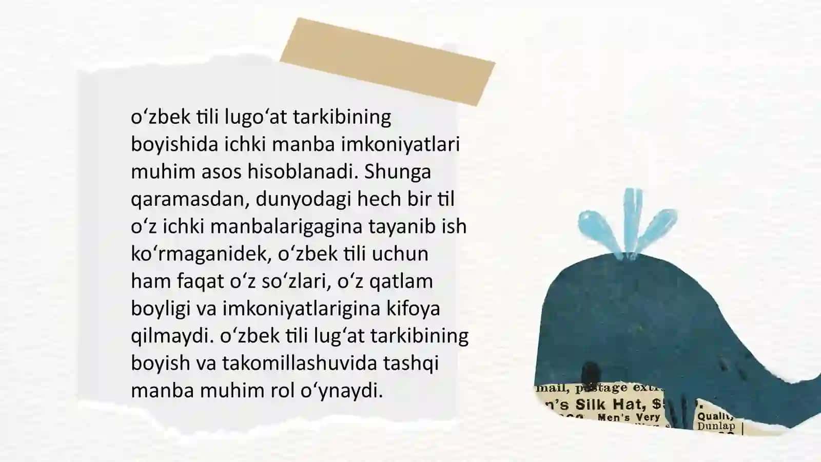 O'zlashma so'zlar 2